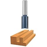 Bosch 85273M Router Bit Carbide Tip Straight,1/2S,25/32 1/4 Double Flute by BOSCH