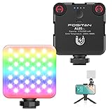【在庫一掃】FOSITAN RGB AL85 PRO フルカラー LED撮影ライト小型 ビデオライト 2500-9000K 明るさ 調整可能