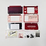 Nintendo 3DS用交換用フルセットハウジングシェル ボタン付きフルハウジングケースカバー(赤)
