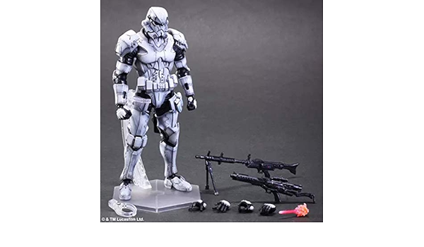 Amazon Co Jp Asjhk スターウォーズストームトルーパー白い兵士可動モデル現実的なモデル像26cmアニメ装飾 おもちゃの像 洋書