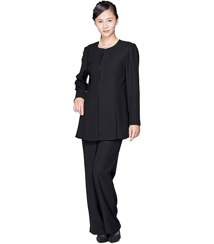 Amazon.co.jp: AOKI レディース ブラックフォーマル セットアップ 喪服