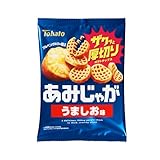 東ハト あみじゃが うましお味 ポテトスナック 55g×12袋