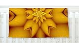 KESS InHouse Michael Sussna Citrus Star Orange Yellow Fleece Baby Blanket 40 x 30 [並行輸入品]