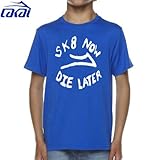 LAKAI ラカイ キッズ TシャツSK8 NOW YOUTH TEEユースサイズブルーNO1 Lサイズ