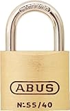 ABUS 55/40 B KA 1.5-Inch All Weather Solid Brass with Hardened Steel Shackle Keyed Alike Padlock ABU