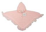 Girls/Babys Knitted Cable Design Hooded Cape/Poncho- PINK (Newborn) by KATIES PLAYPEN? / BABY BEST B