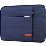 Lacdo ラップトップスリーブケース 用 16インチ MacBook Pro M5 Pro/Max A3428 A3429 (2026)、M4/M3/M2/M1 A3403 A3186 A2991 A2780 A2485 A2141 | 15インチ Surfaceノートパソコン7サブ+PC/Surface ラップトップ 6 5 4 3 コンピュータバッグ、青い