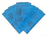 12 PC 3 1/2 「 x 9 」「ウェット・ドライサンドペーパー 400 - ドイツで行われた 1500