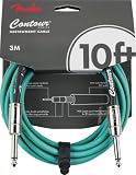 Fender フェンダー ギター＆ベース用ケーブル Contour™ Instrument Cable, Sherwood Green, 10' 9.1m