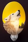 Moon Wolf Night Light – Ibis & Orchidデザインコレクション