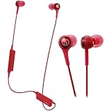 Audio Technica(オーディオテクニカ) Bluetooth対応ワイヤレスイヤホン（レッド）audio-technica ATH-CK200BT RD