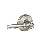Schlage F10 BIR 619 16-080 10-027 Birmingham Hall and Closet Lever, Satin Nickel [並行輸入品]