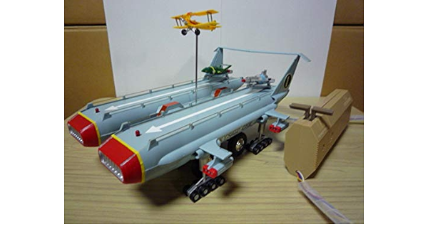 ラッピング不可 イマイ廃盤 サンダーバード6号 スカイシップ1 プラモデル リモコン式改造完成品 模型 プラモデル