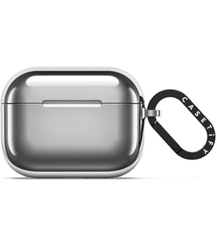 Amazon | CASETiFY ミラー ケース AirPods Pro (第2世代) - シルバー