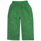 REDWOOD 無柄 撥水加工 裏メッシュ パンツ 男児 女児 男の子 女の子（グリーン95cm）