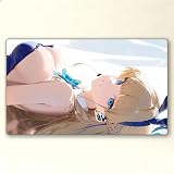 カードゲームプレイマット プレイマット ブルーアーカイブ 飛鳥馬トキ アニメグッズ TCG万能 収納ケース付き アニメ 萌え ザイズ 60ｘ35ｘ0.2cm バトルキャンバス