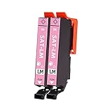 エプソン用 SATインク SAT-LM互換インクカートリッジ 「 さつまいも 」 ライトマゼンタ 2本セット （増量版/ICチップ付き/残量表示機能付き) エプソン用 サツマイモ SAT 互換インク [対応機種] EP-712A / EP-713A / EP-714A / EP-812A / EP-813A / EP-814A / EP-815A / EP-715A