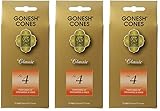 【3個セット】 GONESH（ガーネッシュ）インセンス コーン CLASSIC No.4 （お香）25個入り