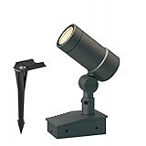 タカショー HBB-D34C 74160100 ガーデンアップライト オプティＭスパイク付 中角 チャコールグリーン 電球色