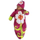 SOZO(ソゾ) 女の子用お花さんなりきりキャップ付き変身おくるみスリーパー [並行輸入品]