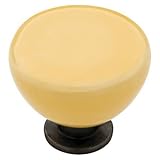 ThresholdTM 1-3/8" Jessina Knob - Statuary Bronze/Chamois Tan (4 Pack) [並行輸入品]