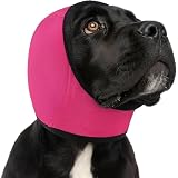 [Ruleheai]犬 スヌード 耳カバー 夏季対応 犬 イヤーマフ 犬の耳カバー 通気性 騒音防止 不安緩和 ペット耳保護 サイズ調節可能 柔らかい 洗える おしゃれ 犬の耳保護 雷・花火対策 犬用帽子 入浴 散歩 アウトドア プレ 犬用の静かな耳