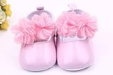 (ラボーグ) La Vogue ベビー 子供 フォーマル靴 女の子 ガールズ 春秋シューズ PUレザー 可愛い フラワー飾り ローファー 歩行サポート 発表会 入園 結婚式 (11cm, ピンク)