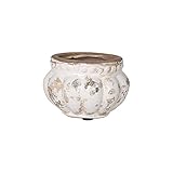 DULTON(ダルトン) プランプリー ポット PLUMPLY POT ANTIQUE WHITE K665-695ATW