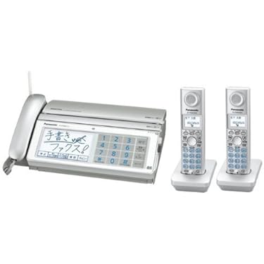 ★美品❤️子機3台付き Panasonic 普通紙FAX コードレス電話機 Panasonic 子機3台付 パナソニックデジタルコードレスFAX 電話帳