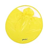 Vacally かわいい ペットレインコート　無毒　無臭　バイザー付き ポンチョ 雨合羽　レインコートUFOキャップ型　創意　個性的　目立つ ペット用 梅雨対策 防水 アウトドア 雨具 持ち運びに便利