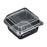 【1500枚】 OP-152浅 103 × 105 × 高 61 mm OPS 【91083】 ミニトマト150g 食品容器 デンカポリマー Sモ 代不