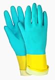 MCR Safety 5410SE 7-1/2-Inch Seamless Nitrile Rubber Economy Gloves with Straight Cuff and Flocked L