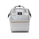 肩ベルト強化で耐荷重UP B4サイズの雑誌 ファイル収納可能 通勤 通学 旅行でも大活躍間違いなし 大容量 リュック サイズ 高さ41cm 幅27cm マチ17cm (グレー)