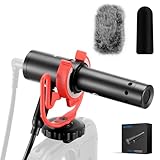 NEEWER KM17 Pro USB C マイクプラグ&プレイ 騒音低減 高感度カーディオイド インタビュー Vlog マイク ショックマウント付き コンパチブルiPhone 16 Pro Max Android DJI Pocket 3 Insta360