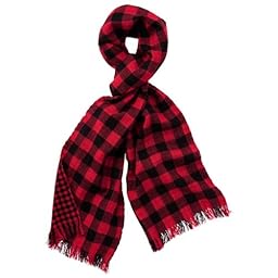 Wool Reversible Plaid Scarf Wool Reversible Plaid Scarf
