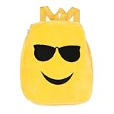 (C) - Creazy Emoji Emoticon Shoulder School Child Bag Backpack Satchel Handbag (C)