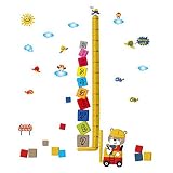 Trees Flowers Butterfly Wall Stickers Cartoon Animals Height Measurement Photo Frames Heart Shaped R
