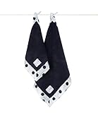 Little Giraffe Love on the Go Chenille Blanket Gift Set, Denim New Dot [並行輸入品]