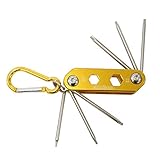 GREAT TOOL カラビナ付ヘックスローブレンチセット GTXT06A