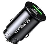USB カーチャージャー カーチャージャーアダプター タイプ C チャージャー 急速カーチャージャー デュアルポートチャージャー ポータブルカーチャージャー 急速充電アダプター 車載電話チャージャー USB-C カーチャージャー 高速充電器 自動車充電アダプター ノートパソコンカーチャージャー コンパクトカーチャージャー 小型カーアダプター 3.1A カーチャージャー