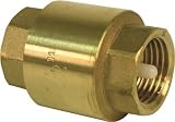 ProPlus 262047 Spring Loaded Inラインチェック、真鍮、2インチFIP