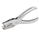 uxcell ホールパンチプライヤー メタル製シルバートーン パンチプライヤー 6mパンチホールサイズ