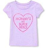 ザ・チルドレンズプレイス THE CHILDREN'S PLACE/ ショートスリーブグリッターグラフィックティ ドリームパープル トップス半袖Tシャツ 18～24ヶ月【並行輸入】