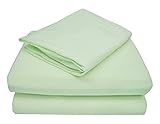 TL Care 100% Jersey Cotton 3-Piece Toddler Sheet Set, Celery