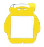 共栄プラスチック　クマ型　名札　１枚パック　　Ｃ－７２－１－ (Ｙ　イエロー)