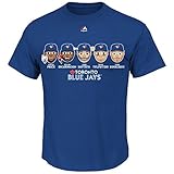 トロント・ブルージェイズMLBメンズチーム絵文字グラフィックTシャツ( Small )