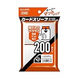 アローン カードスリーブ オーバーマット クリア ミニ 200枚入 62x89mm 大容量 CPP 特殊マット加工 さらさらな指ざわりで指紋が目立ちにくい 日本製 日本メーカー
