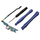 usb charging port flex cable with mic + repair tools for samsung