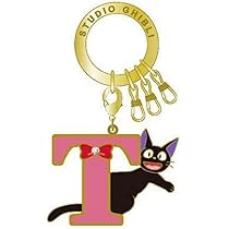Amazon.co.jp: 魔女の宅急便 イニシャルキーホルダーT