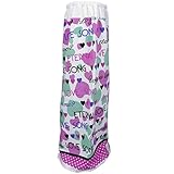 ガールズジュニア水着[ラブソング]女の子|女児|子供用ハート柄ラップタオル|巻きタオル 105x120cm ホワイト